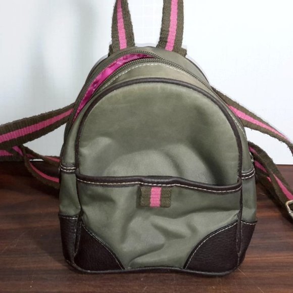 Tommy Hilfiger Bags Tommy Hilfiger Mini Backpack Purse Olive Green
